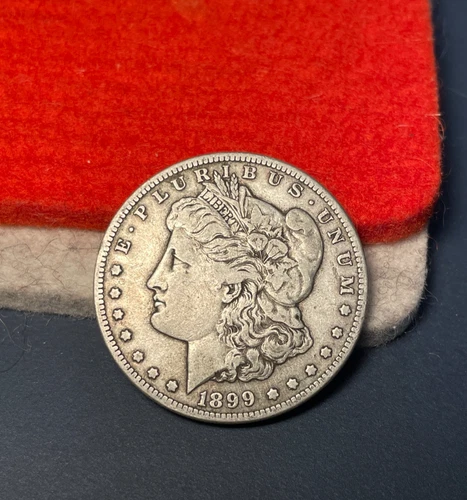 (#102591) Morgan Dollar: 1899 S   VF   Better date!  (See video!)