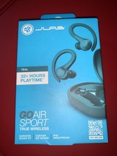 JLab Go Sport True Wireless Bluetooth Earbuds Charging Case - Teal