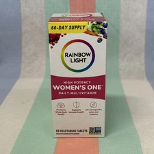 Rainbow Light Women's One Multivitamin Tablets - 60ct EXP 10/26 FRESH!