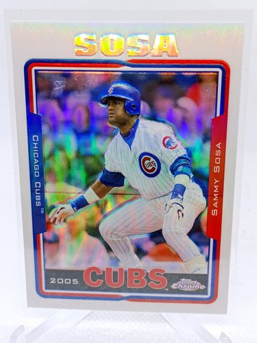 Sammy Sosa [Refractor] #10 2005 Topps Chrome card