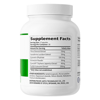 Lung Energy 60Ct: Vinsic Herbal Formula with Reishi to Nourish Lungs*
