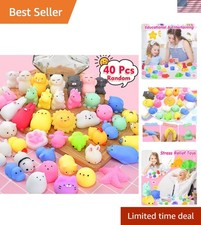 Squishies 40pcs Mochi Squishy Toys Party Favors for Kids Stocking Stuffers Mi...