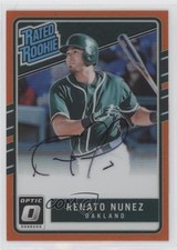 2017 Panini Donruss Optic Orange Prizm 62/99 Renato Nunez #RRS-RN Auto 0k9w