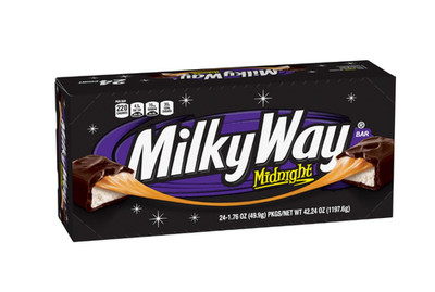 Milky Way Midnight Dark Chocolate Bars, 1.76 oz, Pack of 24, Bulk