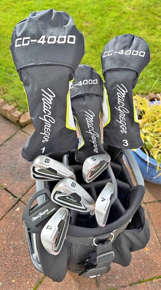Mens Macgregor CG-4000 Full Golf Clubs Set + Golf Stand Bag - Woods/Irons/Putter - Image 2 of 4