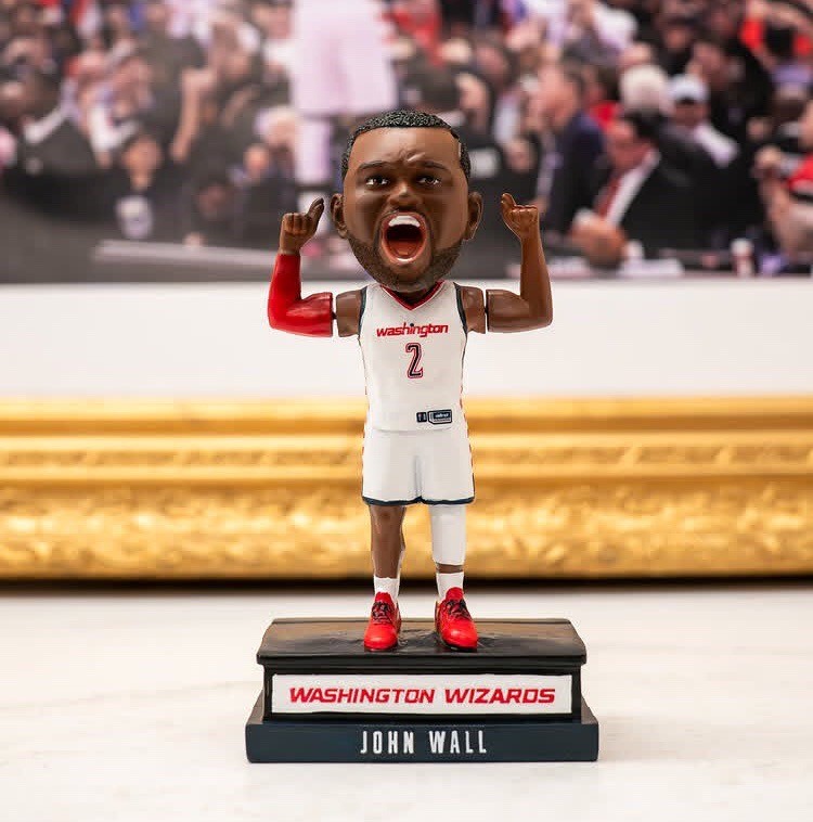 2026 Washington Wizards 1/29 John Wall #2 Bobblehead SGA January 29 Wall Fame