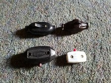 Misc Lot Of 4 Toggle Rocker Bakelite In-line Switch Untested