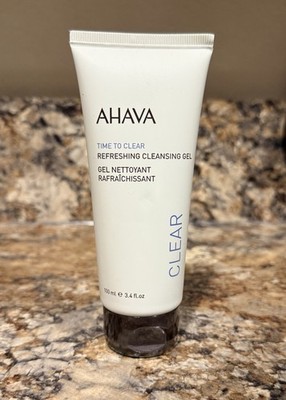 AHAVA Time to Clear Refresh Ing Cleansing Gel 3.4fl oz (100ML) NEW SEALED