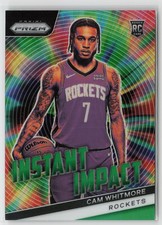 2023-24 Panini Prizm #7 Cam Whitmore Instant Impact Prizms Green