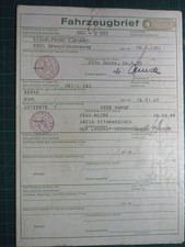 Fahrzeugbrief KFZ Brief BMW 3 3er E21 2,0 90kw  Sammler/Tüv