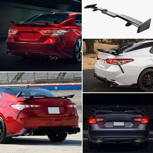 57" Rear Trunk Spoiler Wing Lip TRD Style Glossy Black For Maserati Granturismo - Picture 8 of 15