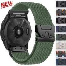 Quick Fit Nylon Band Watch Strap For Garmin Forerunner 935 945 955 965 970 47mm