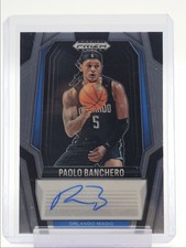 PAOLO BANCHERO 2024-25 PANINI PRIZM BLACK SIGNATURE BASE MAGIC AUTO Q6846