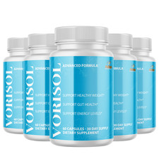Vorisol - Keto  Weight Support- 5 Bottles - 300 Capsules
