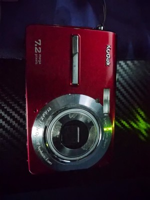 Kodak EasyShare M763 7.2MP Digital Camera Red Battery Included Priority Mail