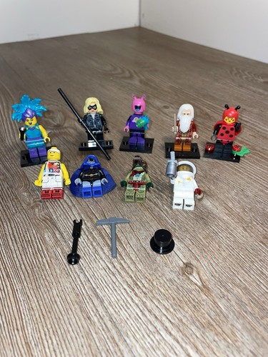 LEGO Minifigure Lot - Space Creature, Ladybug, Crawley, Black Canary, Dumbledore