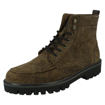 Men's Rieker Suede Lace Up Zip Extra Wide Casual Ankle Boots