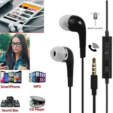 In-Ear HQ Earphones Headphones Handsfree With Mic For All Mobile Phones Tabs UK