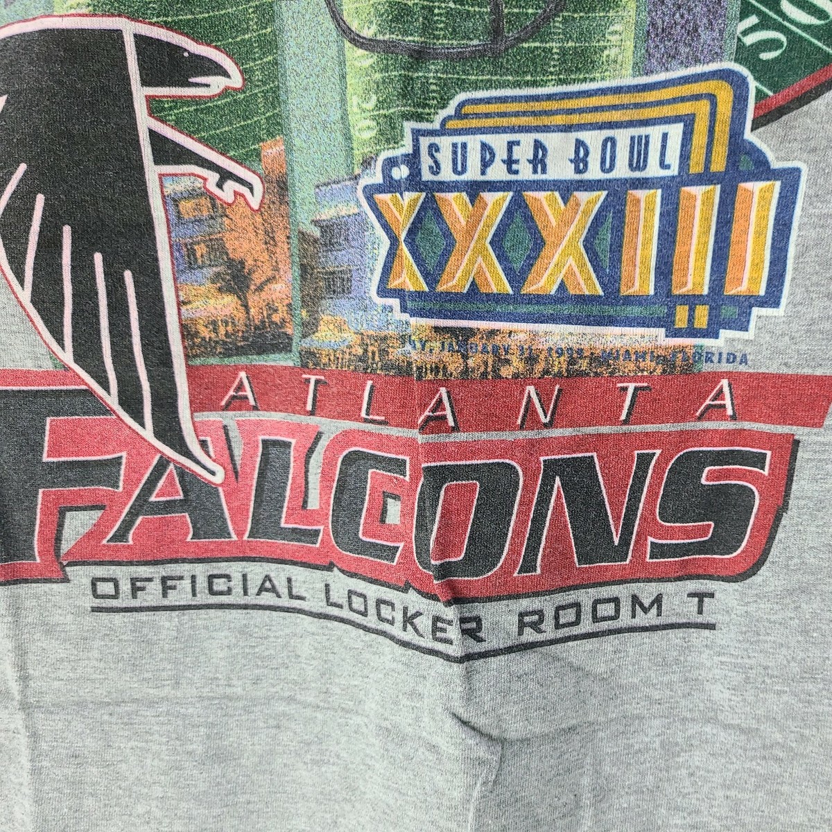 Atlanta Falcons Sweatshirt Men XL Gray VTG Starter 98 NFC