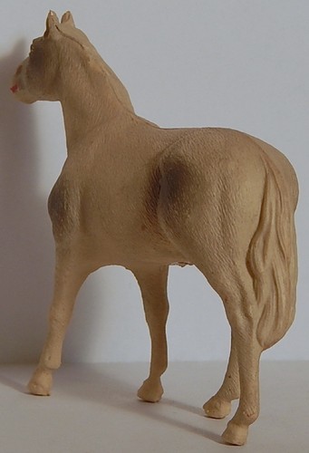 JUGUETE VISCOLOIDE DE CABALLO DE CELULOIDE EE. UU. MOLDEADO POR SOPLADO - Imagen 4 de 7