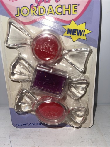 Jordache Lip Gloss Candy Set Cherry Grape Bubble Gum Vintage 90’s Sealed Package - Picture 3 of 6