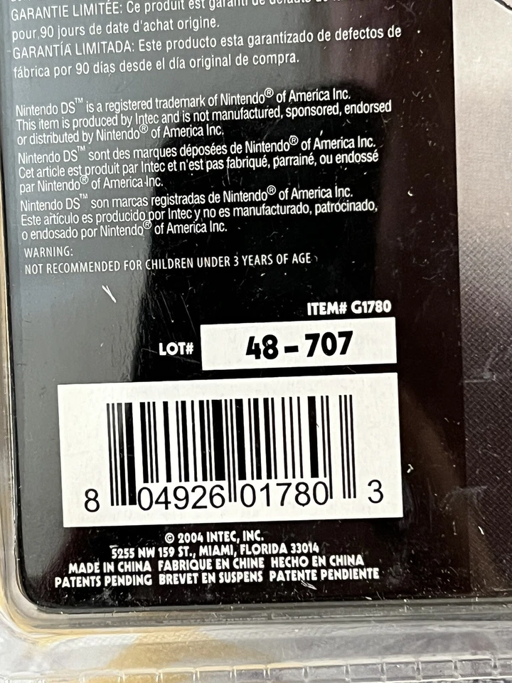 Nintendo DS Starter Kit by Intec 'Game Buds'  'Safe Screen' 'Road Power' 2004 - Image 4 of 4