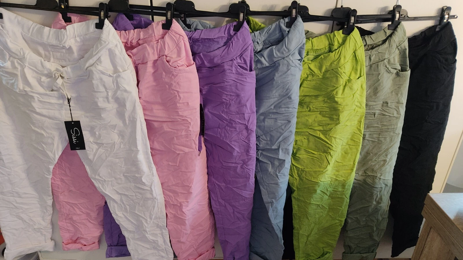 MADE IN ITALY large sizes joggers with pockets many colors size 44 46 48 NEW