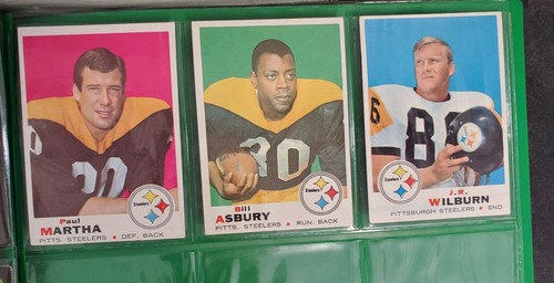 1969 Topps Pittsburgh Steelers Trading Cards- Complete Set - Picture 3 of 4