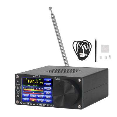 Shortwave Radio Full Band Radio Receiver FM AM MW SW SSB HAM DSP Radio ...