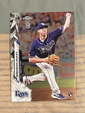 2020 TOPPS CHROME BEN BALLER BRENDAN MCKAY RC #8 TAMPA BAY RAYS ROOKIE