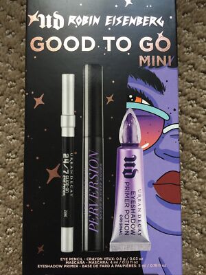 Urban Decay X Robin Eisenberg Good To Go Mini~Pencil, Mascara & Primer~NIB