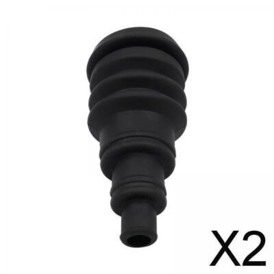 2X Universal Firewall Boot Rubber Fit für kompatibel mit jedem Fahrzeug Schwarz
