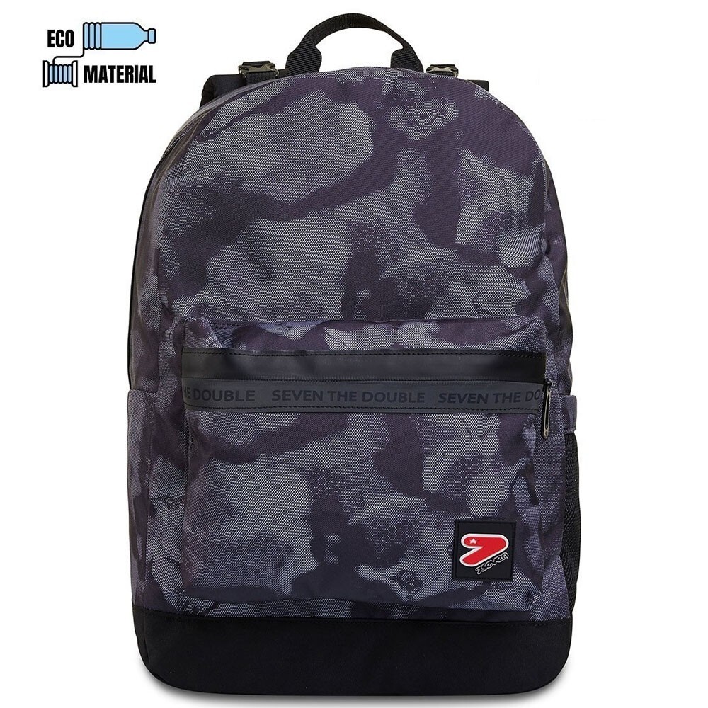 Zaino Scuola Seven Double Reversibile Smoked Camo 29lt Monoscomparto in Offerta!