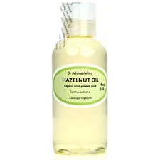 4 Oz Premium Pure Organic Cold Pressed Best Fresh Hazelnut Oil Multi Purpose