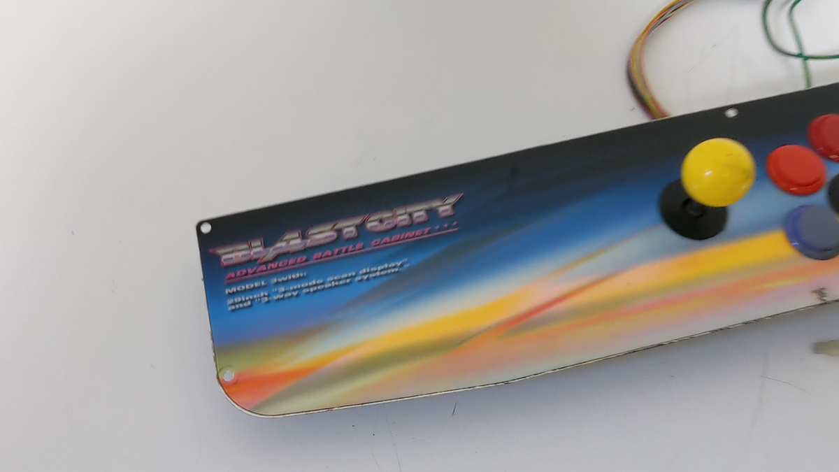BLAST CITY Arcade Cabinet CONTROL PANEL SEGA #3 | eBay