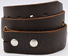 Vintage Leather Belt Size 33  Distressed Brass Grommets Steampunk Cosplay Boho