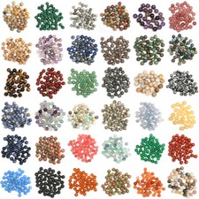 4mm 6mm 8mm Natural Gemstone Round DIY Jewelry Making Spacer Loose Beads