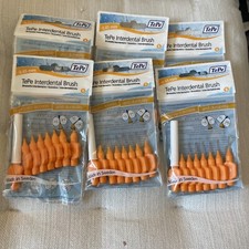 TePe Interdental Brushes - Orange 8 Brushes Per Pack 6 Packs