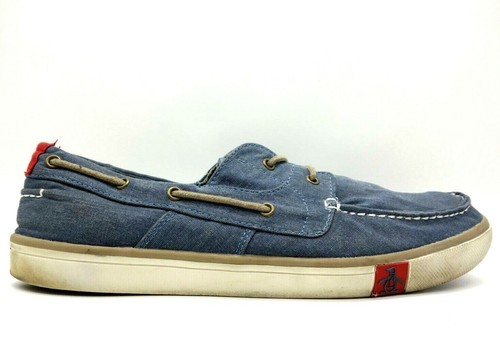 Penguin Fly Ocean Blue Canvas Casual 