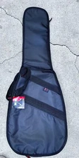 Kaces KXA34 Black Acoustic Guitar Gig Bag 3/4 Size with Shoulder Straps