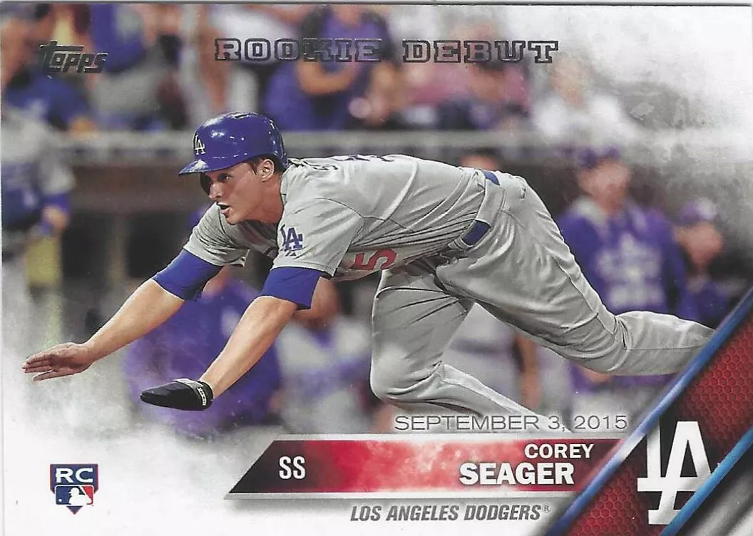 Corey Seager trading card