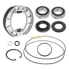 Rear Brake Drum Shoes Bearing Seal Kit for Honda Rancher 350 400 Foreman 400 450