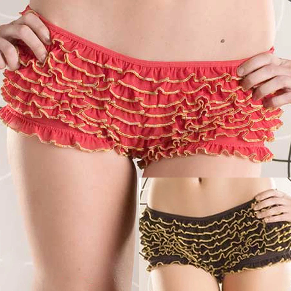 Pantalones Cortos Lencería Niño Talla Grande 1X/2X o 3X/4X con Volantes Siete Hasta Medianoche 9089X Foto 2 de 2