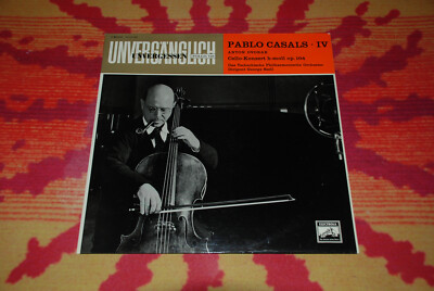     Pablo Casals IV Dvorak - Cello Konzert / Szell, Electrola 80164, NM    