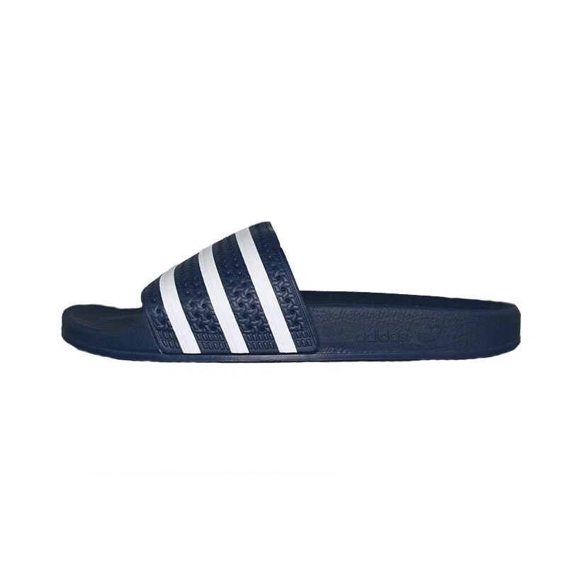 Sandali da piscina Adidas Originals Adi blu navy bianchi da uomo 288022