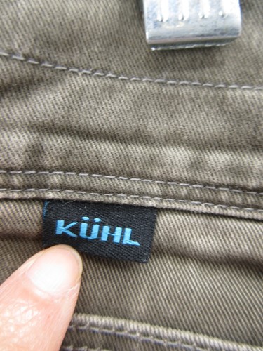 Kuhl Jeans Men 32X30 Green Rydr Vintage Patina Dye Hiking Rugged Heavy Duty * - Picture 3 of 15