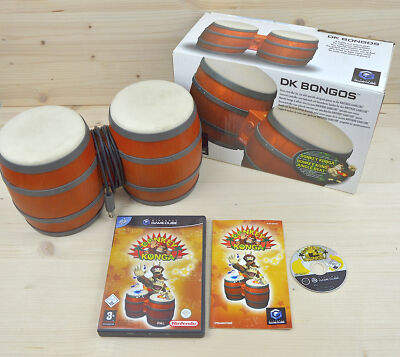 NGC - Donkey Konga inkl. Bongo Trommel in OVP