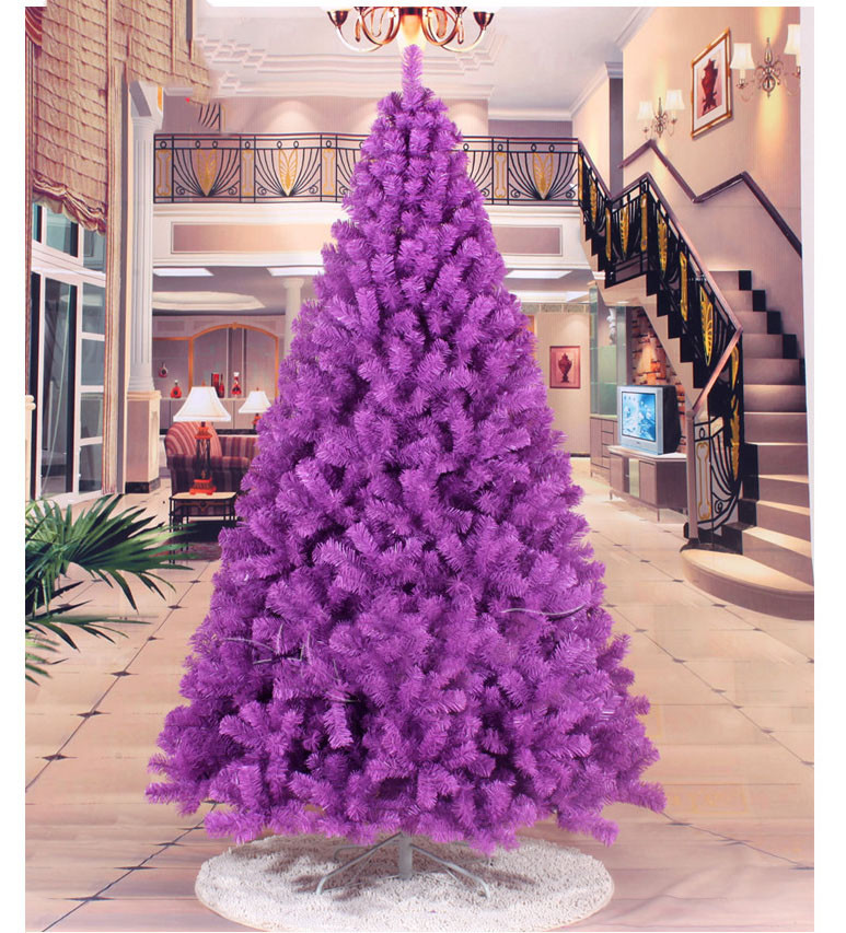 2 3 4 5 6 7 8 FT Purple Christmas Artificial Tree Undecorated