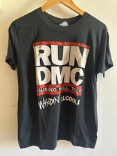 Vintage Black Run DMC Raising Hell Tour T-Shirt