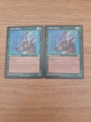MTG 2 x Willow Faerie - Version 1 - Homelands